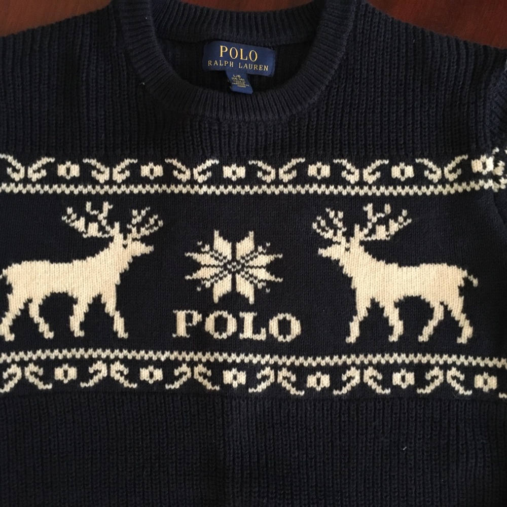 POLO Ralph Lauren Sweater - Boys Size L (14-16) - Picture 3 of 8